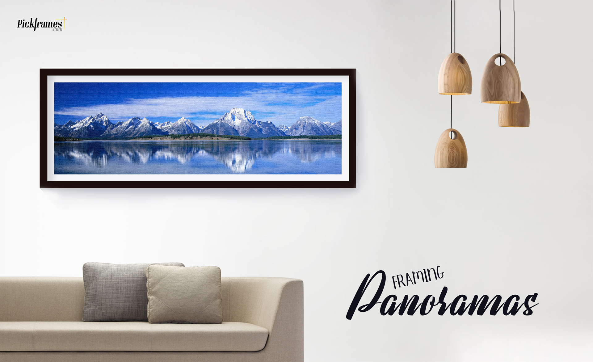 frame panoramic photos with pickframes frames in dubai